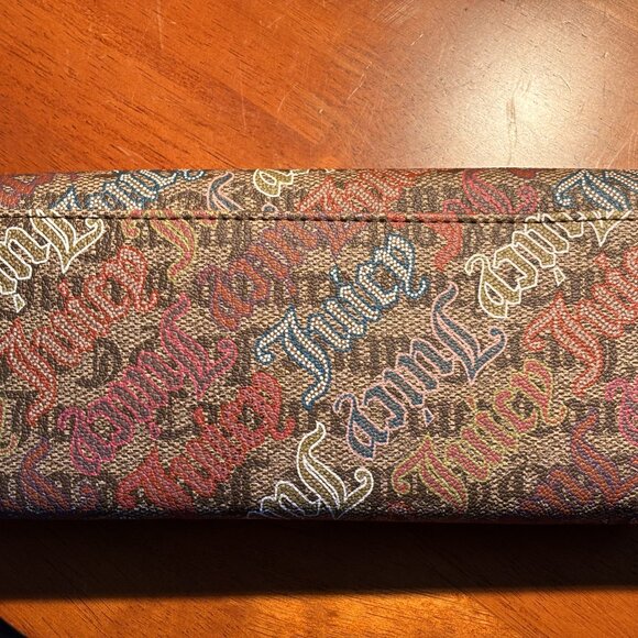 💖 Juicy Couture Continental Wallet | Logo Print | NWT | 8” x 4.5” | MSRP $55 - Picture 6 of 8